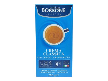 Caffé Borbone Crema Classica mletá káva 250 g