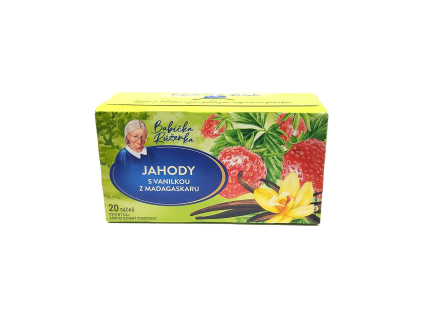 Babička Ruženka Jahody s vanilkou 40g