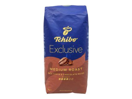 Tchibo Exclusive Medium Roast zrnková káva 1 kg