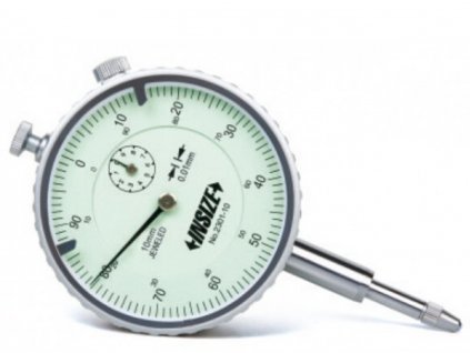 Lapos hátú analóg mérőóra, promóciós kivitelezésű 0-10/0.01 mm - Insize 2301-10F