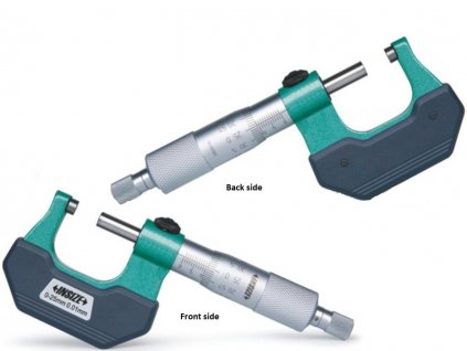 Insize-3236-25B-bal-és-jobkezes-analóg-külső-mikrométer