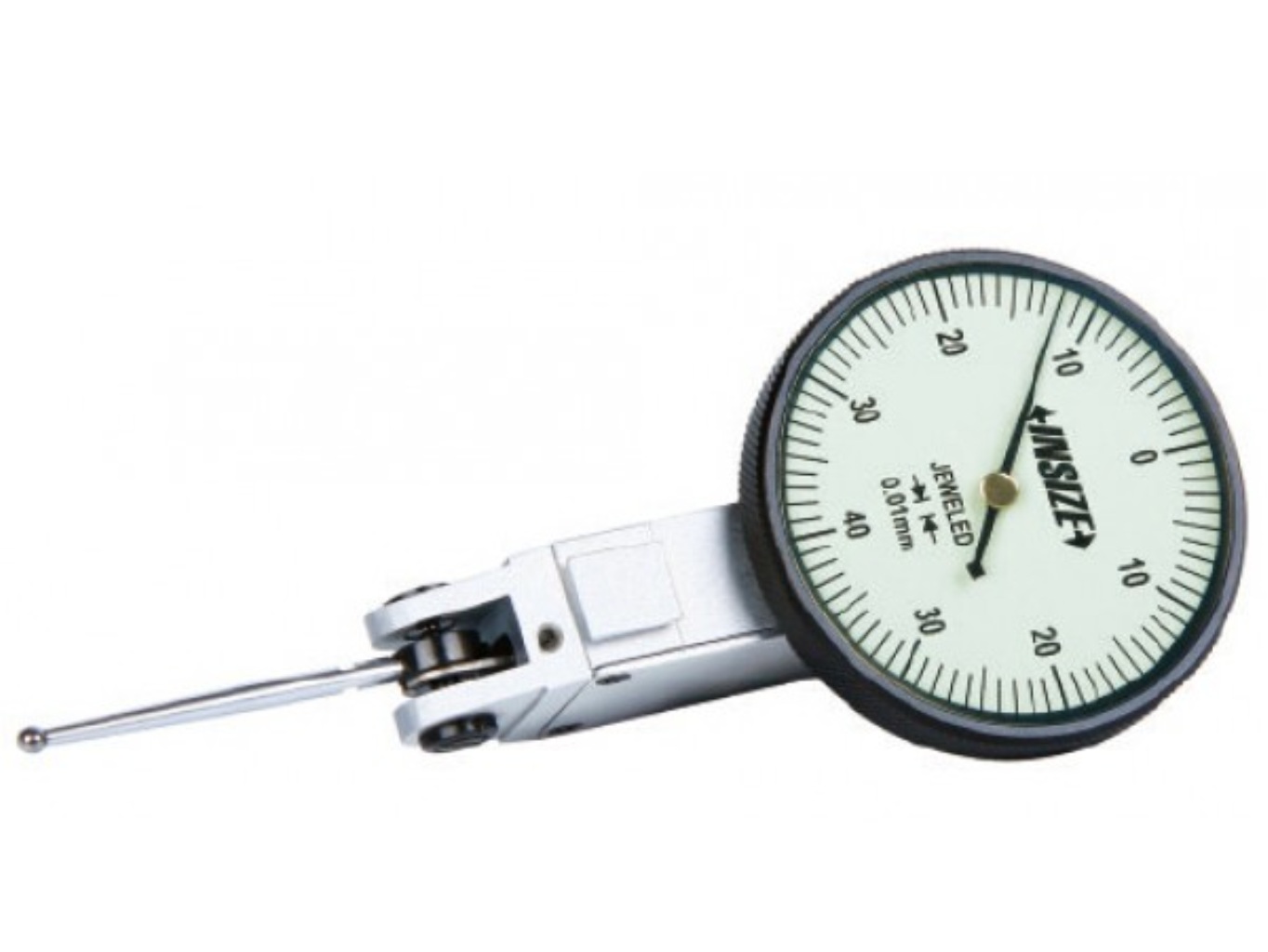 Hosszú szögtapintós mérőóra 0-0.8/0.01 mm - Insize