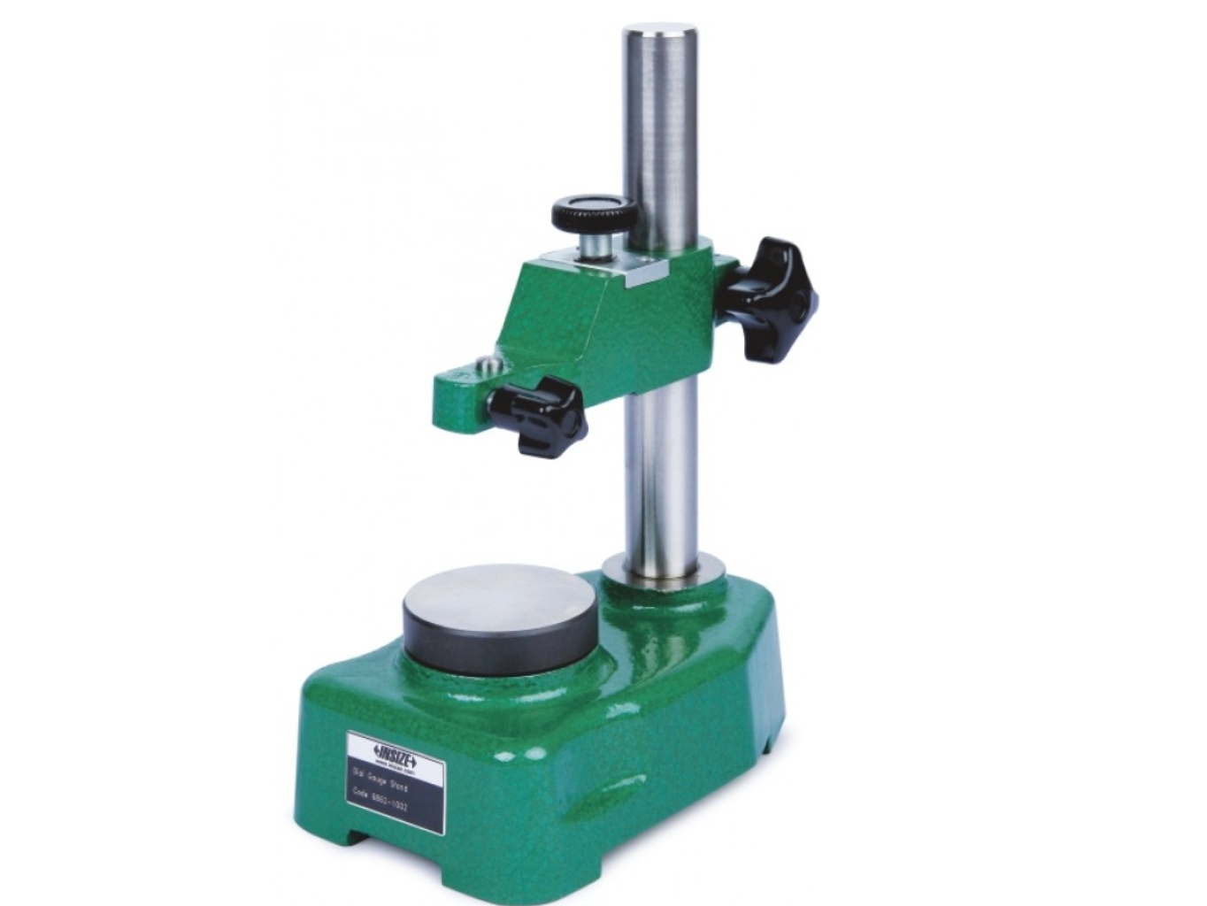 Analóg mérőóra állvány, sima felületű acél asztallal, 100 mm - Insize