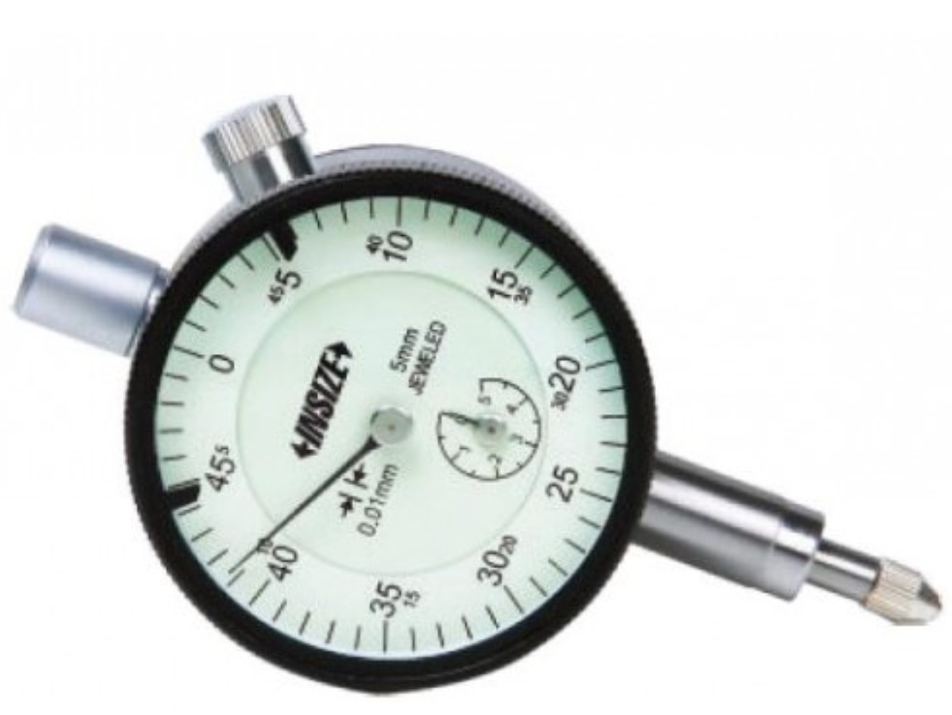 Lapos hátú kompakt analóg mérőóra 0-3/0.01 mm - Insize