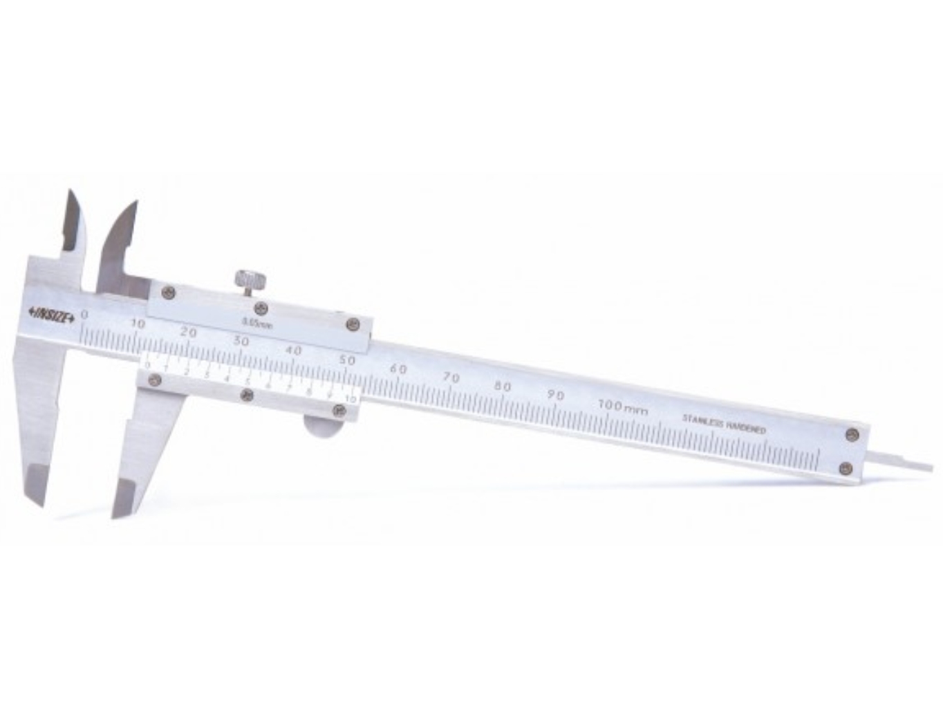 Nóniuszos mini tolómérő 0-100/0.05 mm - Insize