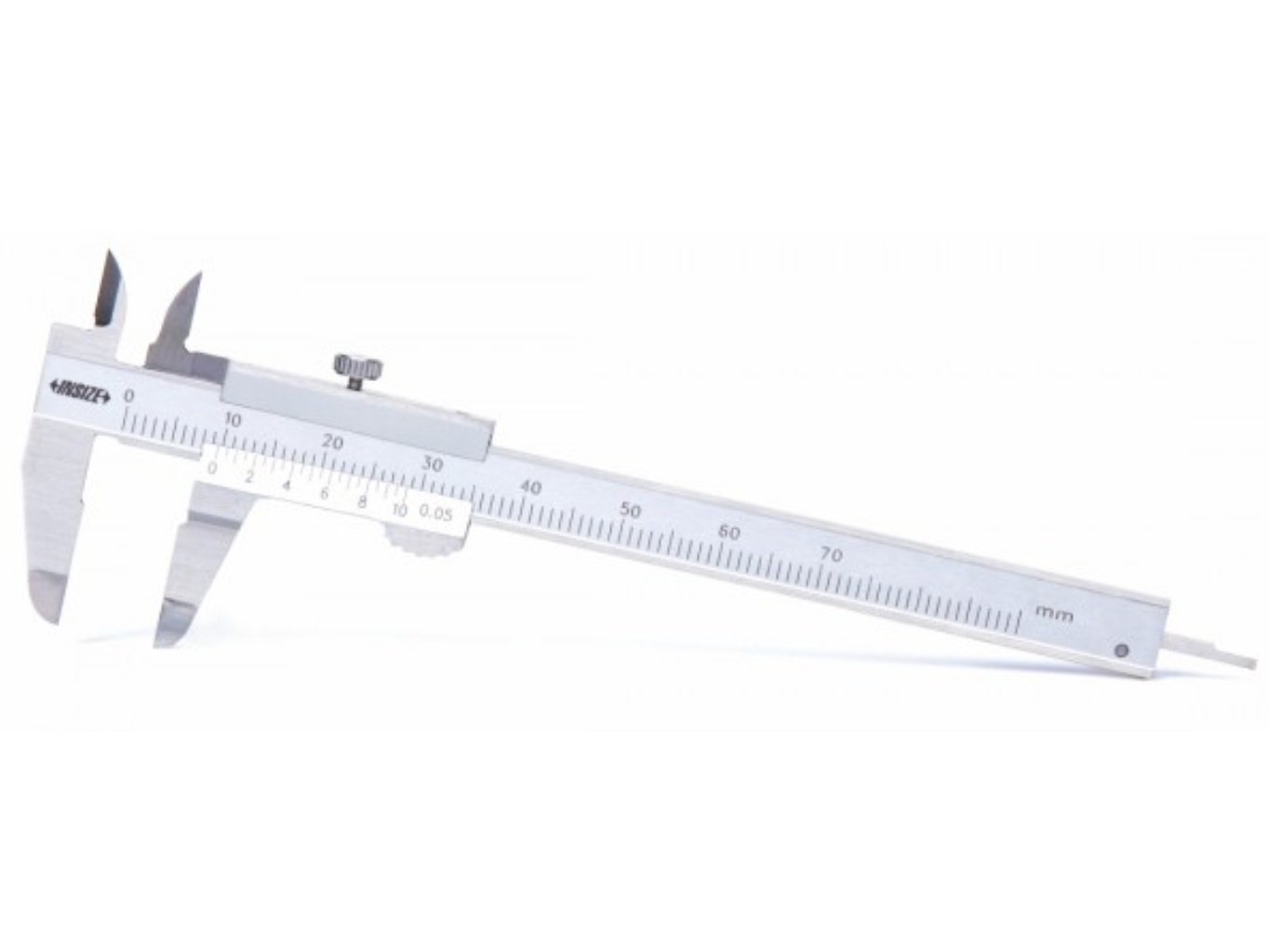 Nóniuszos mini tolómérő 0-70/0.05 mm - Insize