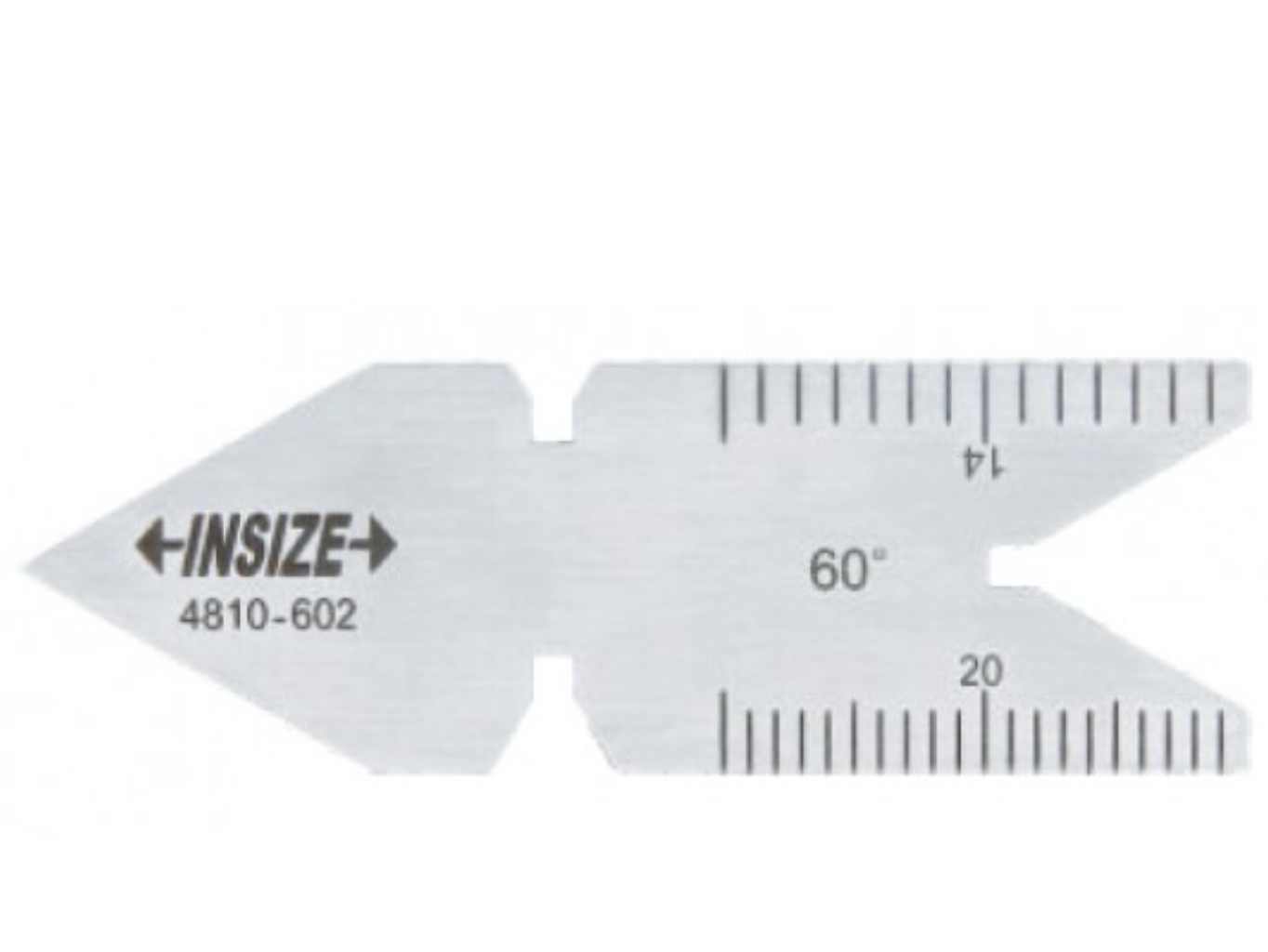 Középpont határozó idomszer, 60°-os metrikus - Insize
