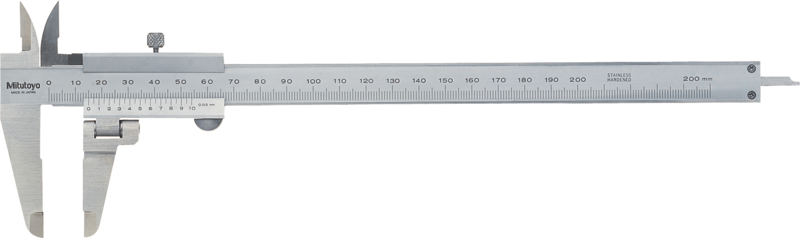 Nóniuszos tolómérő forgatható mérőcsőrrel - Mitutoyo 200