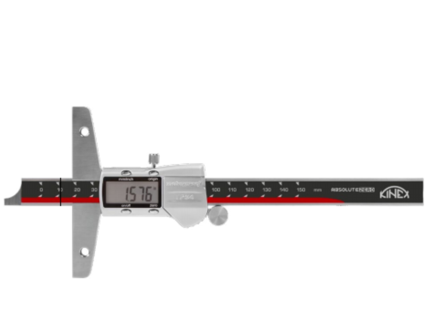 KINEX » K-MET Sztenderd digitális mélységmérő 0-150/0.01 mm - Kinex