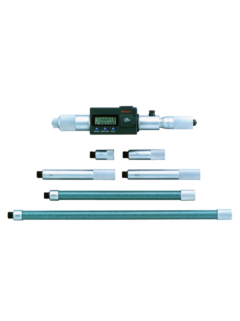 Digimatic rúd típusú belső mikrométer készlet 8-60" - Mitutoyo 304