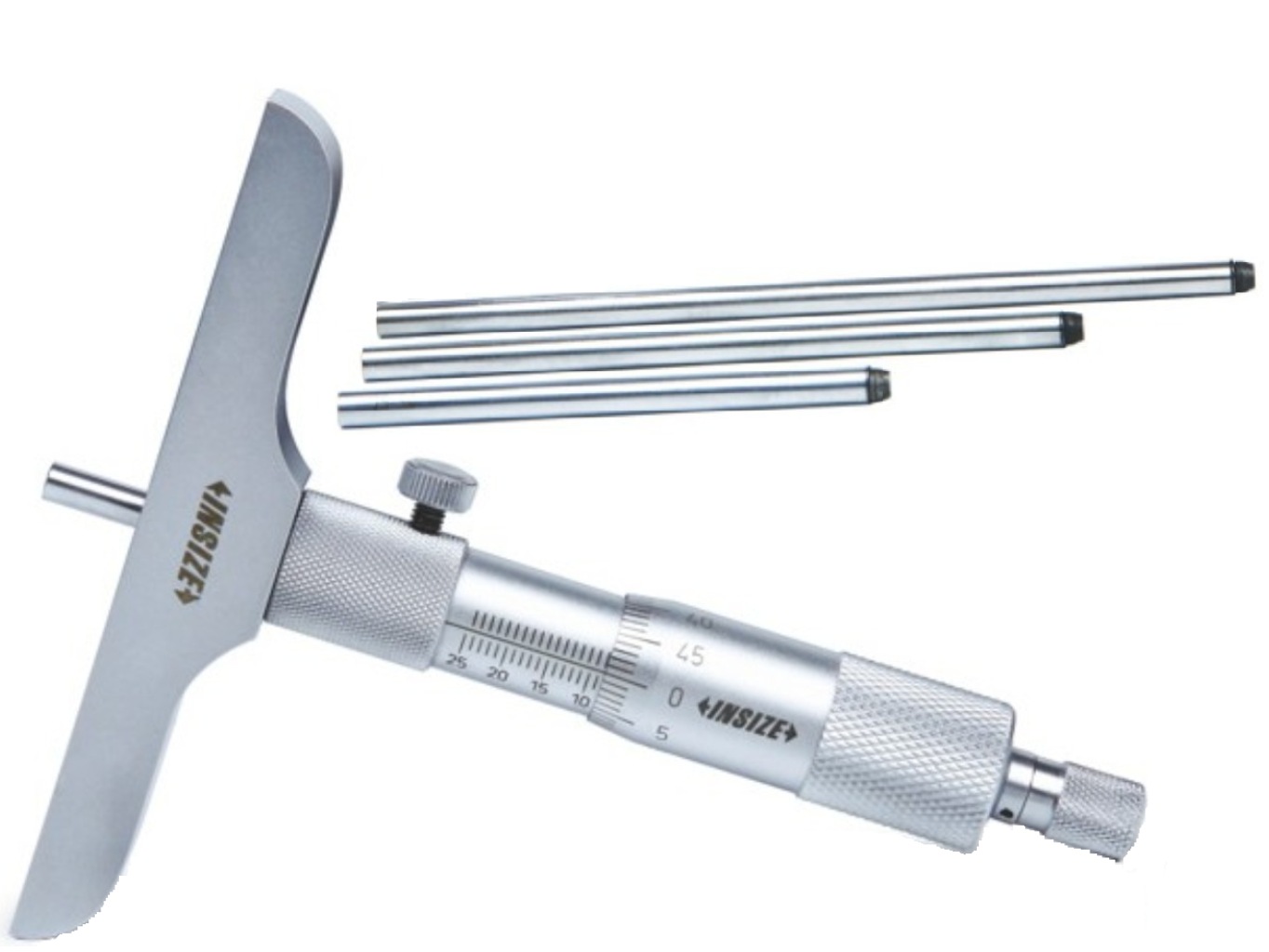 Analóg mélységmérő mikrométer 101.5 mm hosszú híddal, 0-150/0.01 mm - Insize