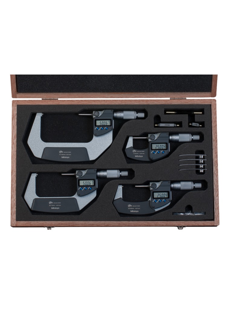 Adatkimenetes mikrométer készlet 0-100 mm - Mitutoyo 293-963