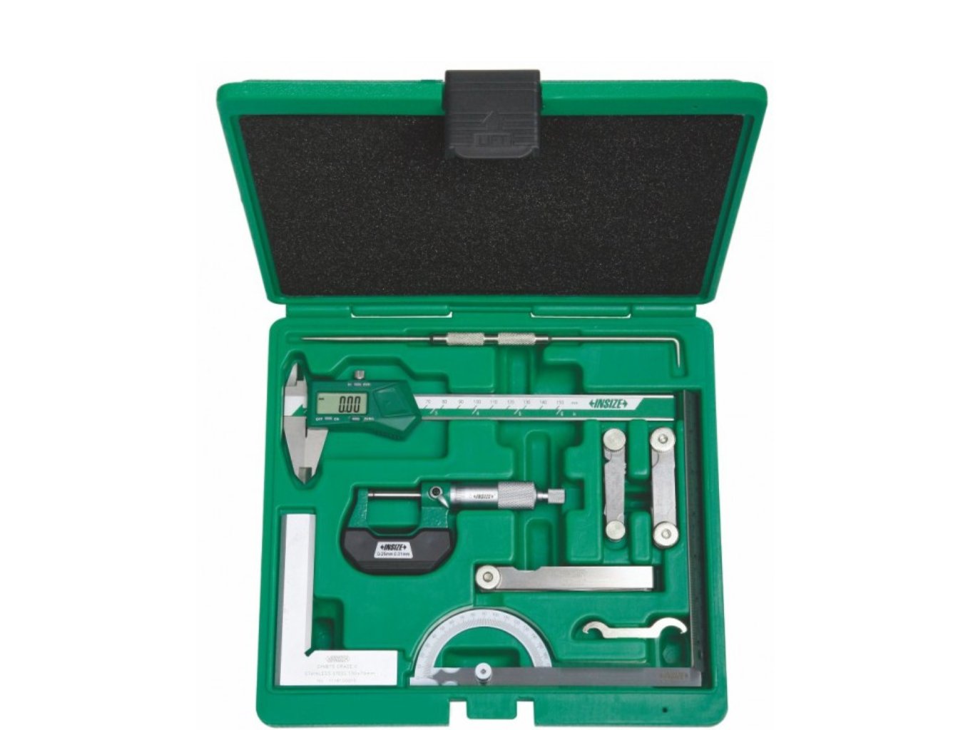 9 részes mérőeszköz készlet, digitális tolómérővel 0-150/0.01 mm - Insize