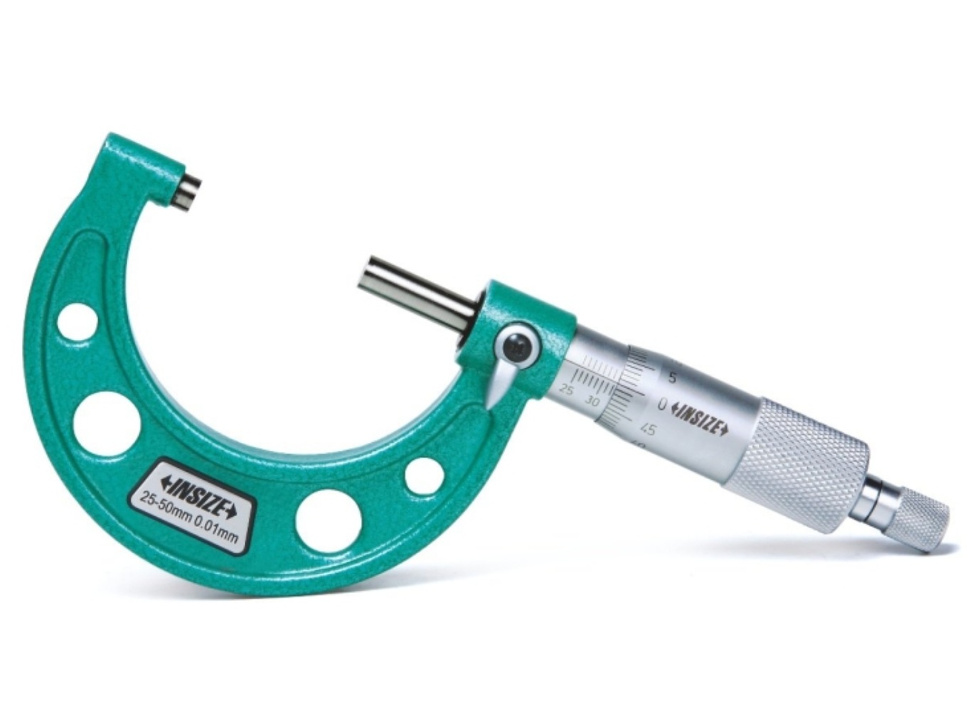 Analóg külső mikrométer frikciós dobbal 1-2/0.0001" - Insize