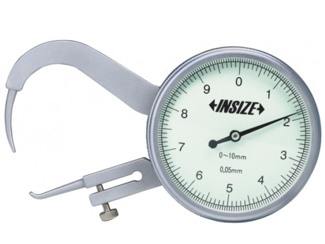 Analóg vastagságmérő, hegyes csúcsokkal 0-10/0.05 mm - Insize