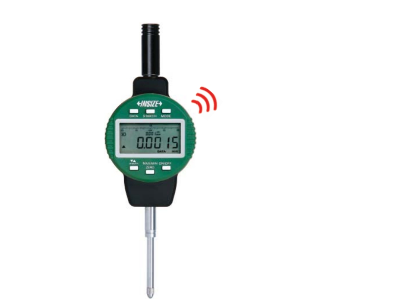 Digitális vezeték nélküli adatkimenetes mérőóra 0-25.4/0.0002 mm - Insize