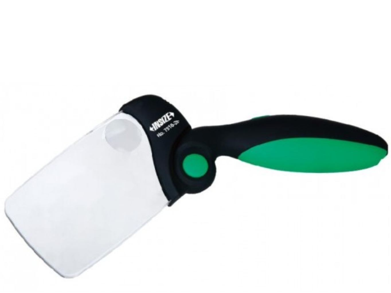 Nagyító LED világítással 90x55 mm, 2x és 6x - Insize