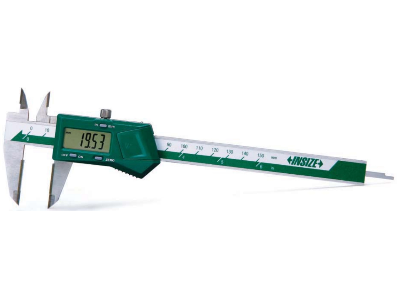 Digitális keményfém alsó csőrű tolómérő 0-300/0.01 mm - Insize