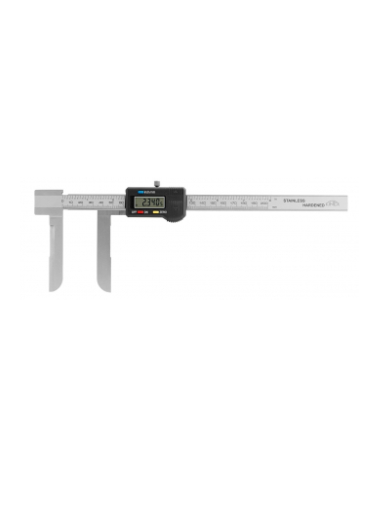 KINEX » K-MET Speciális digitális tolómérő, késélű csőrökkel KINEX 200