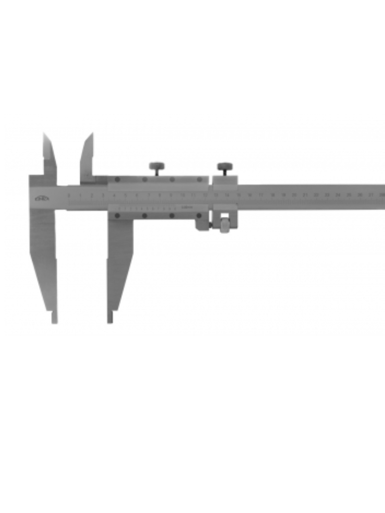 KINEX » K-MET Nóniuszos tolómérő finombeállítással és rögzítőcsavarral 12-150