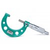 Analóg külső mikrométer racsnis stoppal 25-50/0.01 mm - Insize 3203-50A