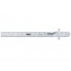 Acél vonalzó csúsztatható klippel 0-150/1 mm - Insize 7119-150