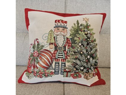 Polštářek vánoční - Louskáček u stromku