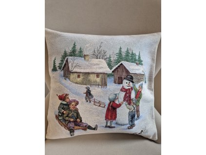 Polštářek - Zimní hrátky