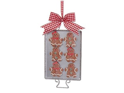 512653 large kurt adler gingerbread tray decoration left