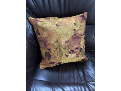 Polštářek - Žluté a hnědé listy