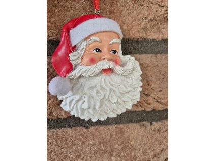 Ozdoba vánoční - Santa hlava II