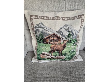 Polštářek - Jelen v horách
