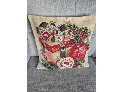 Polštářek vánoční - Dárek a ozdoby