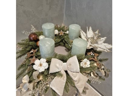 Adventní věnec - Zimní elegance