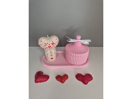 Sójová svíčka - Elegantní set láska