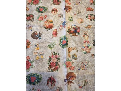 Velikonoční ubrus - Retro