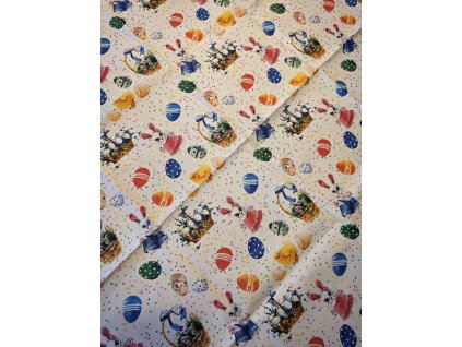 Velikonoční ubrus - Barevný