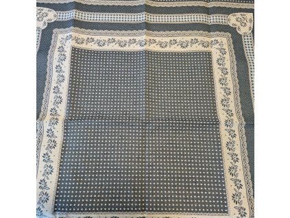 Ubrus - Modré srdce