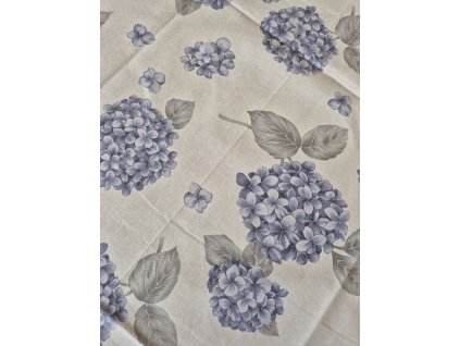 Ubrus - Hortenzie modrá