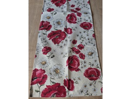 Ubrus - Vlčí máky/kopretiny