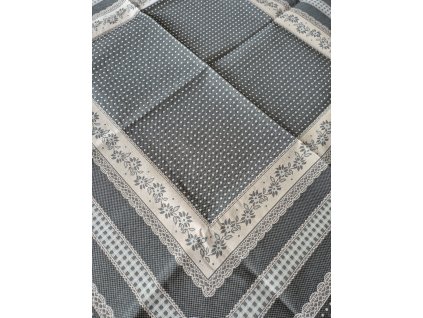 Ubrus - Šedé srdce