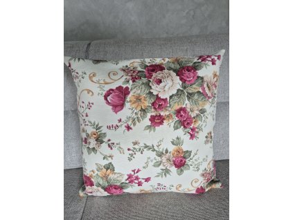 Polštářek - Růžové květy