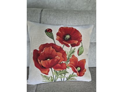 Polštářek- Vlčí máky