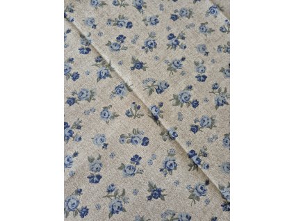 Ubrus - Modré růže