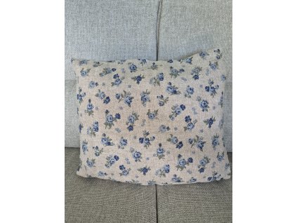 Polštářek - Modré růže