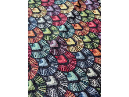 Ubrus - Barevné vějířky