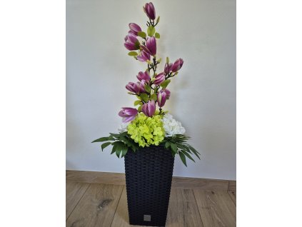 Květinová vazba - Magnolie