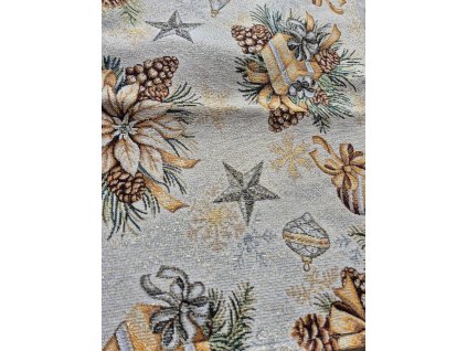 Ubrus vánoční - Dárky a ozdoby