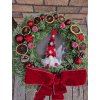 Věnec vánoční - Červený skřítek
