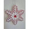 Ozdoba vánoční - Vločka bílá
